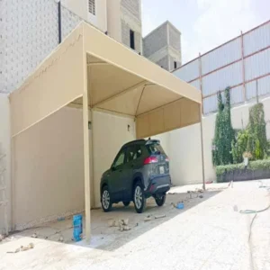 مظلات بولي إيثيلين تركيب في ابها
